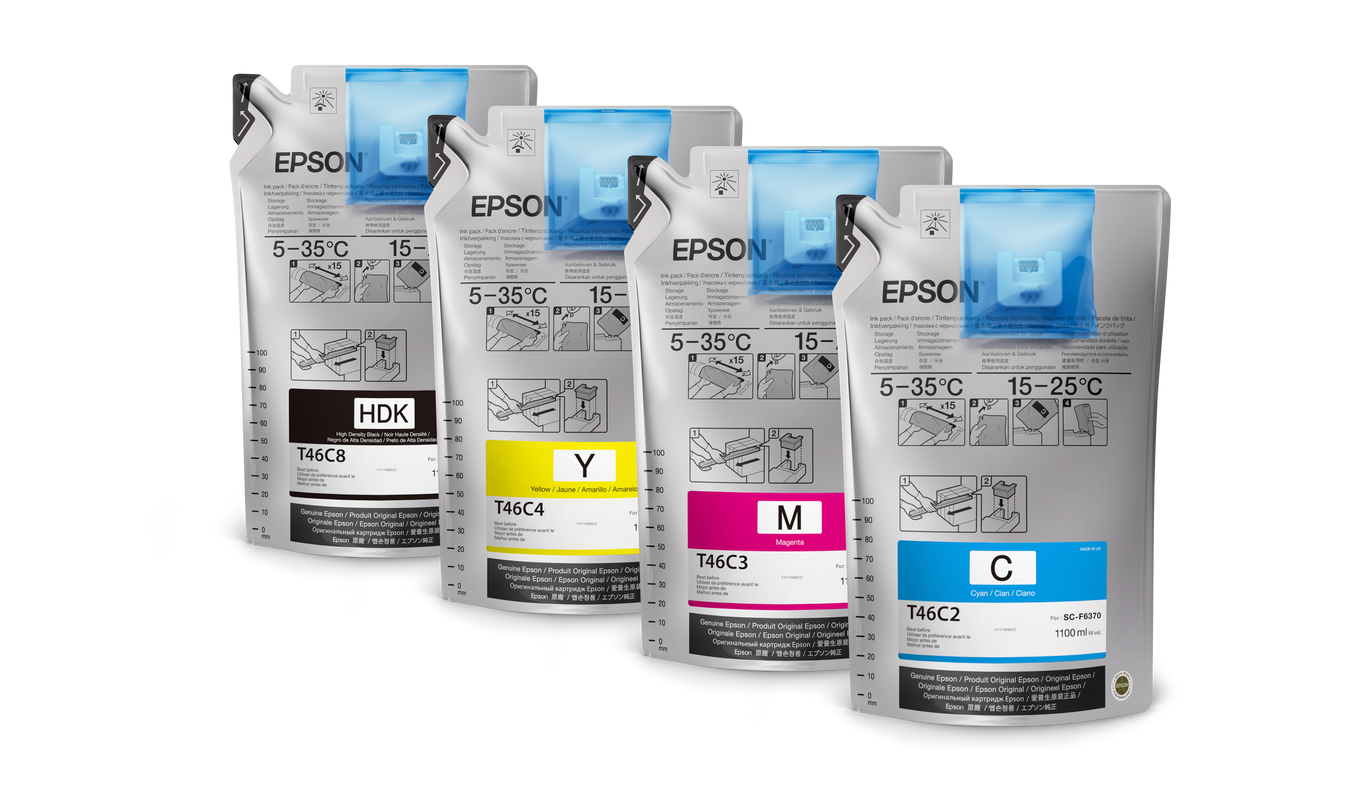 Epson F6370 / F9370 / F9470 / F9470H Dye-Sub Inks