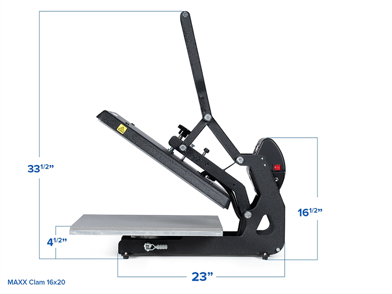 15"x15" Hotronix The MAXX® Clam Heat Press