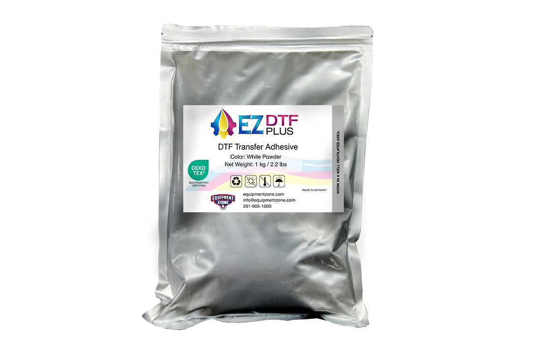 EZ DTF PLUS White Direct To Film Adhesive Powder. 1 kg / 2.2 lbs. Made ...