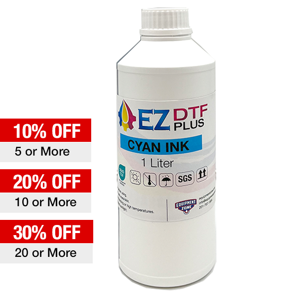 EZ DTF PRO PLUS Cyan Ink 1 Liter (1000 ml)