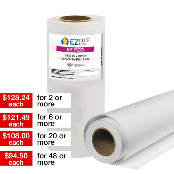 EZ DTF PRO EZ PEEL FILM ROLL - 16.9" x 328’