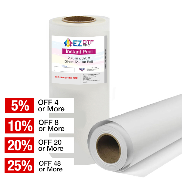 EZ DTF Pro Instant Peel - 23.6" x 328’