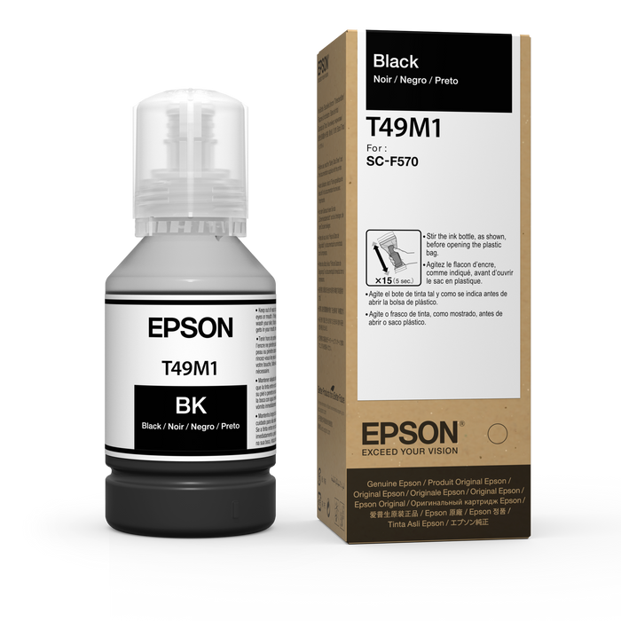 Black Epson Dye-Sublimation Ink for F570 printer - 142mL - Equipment Zone Online Store