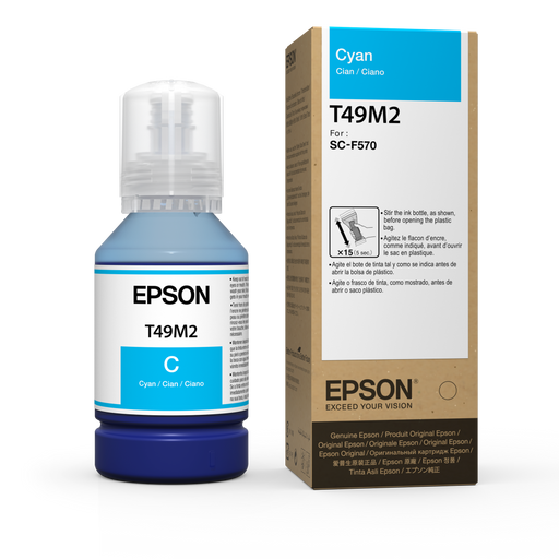 Cyan Epson Dye-Sublimation Ink for F570 printer - 142mL - Equipment Zone Online Store