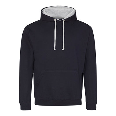 Varsity Contrast Hoodie - French Navy / Heather Grey - Equipment Zone Online Store