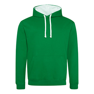 Varsity Contrast Hoodie - Kelly Green / Arctic White - Equipment Zone Online Store