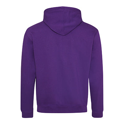 Varsity Contrast Hoodie - Purple / Heather Grey - Equipment Zone Online Store