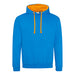 Varsity Contrast Hoodie - Sapphire Blue / Orange - Equipment Zone Online Store