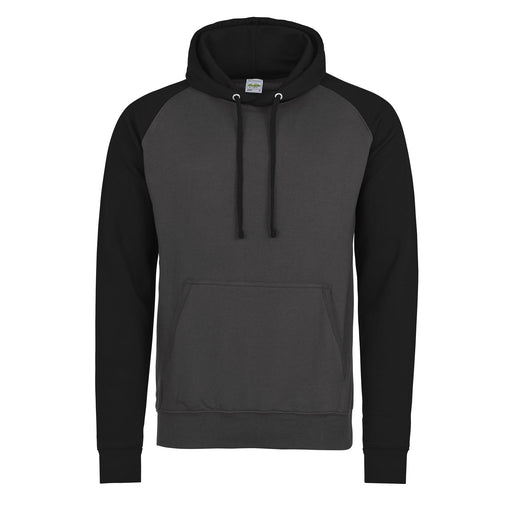 Baseball Hoodie - Charcoal / Jet Black - Equipment Zone Online Store