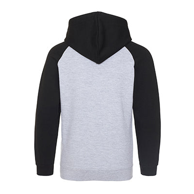 Baseball Hoodie - Heather Grey / Jet Black - Equipment Zone Online Store
