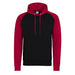 Baseball Hoodie - Jet Black / Fire Red - Equipment Zone Online Store