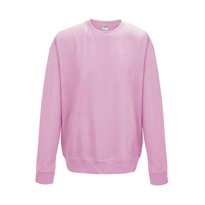 College Crew Neck Sweat -Baby Pink — Equipment Zone Online Store