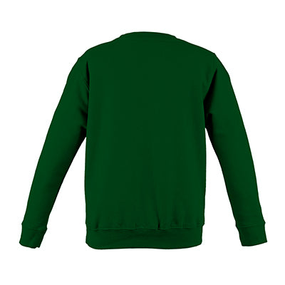 College Crew Neck Sweatshirt - Bottle Green - Equipment Zone Online Store