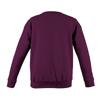 College Crew Neck Sweatshirt - Burgundy - Equipment Zone Online Store