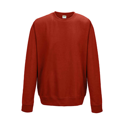 College Crew Neck Sweatshirt - Fire Red - Equipment Zone Online Store