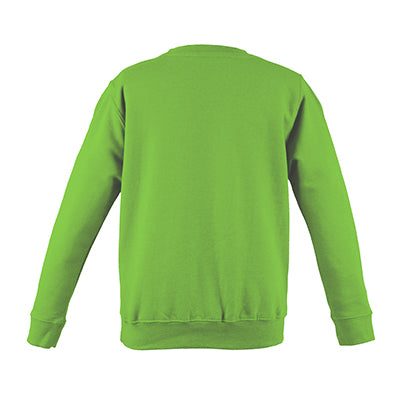 College Crew Neck Sweatshirt - Lime Green - Equipment Zone Online Store
