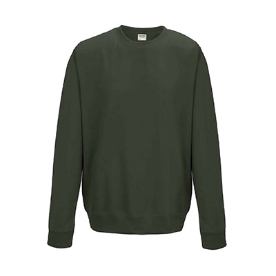 Olive crew neck sweatshirt hotsell