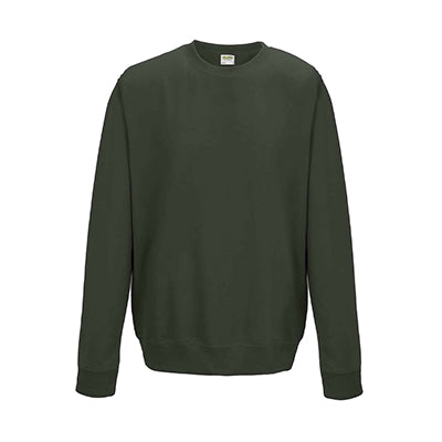 College Crew Neck Sweatshirt - Olive Green - Equipment Zone Online Store