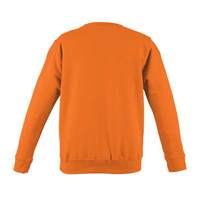College Crew Neck Sweatshirt - Orange Crush - Equipment Zone Online Store