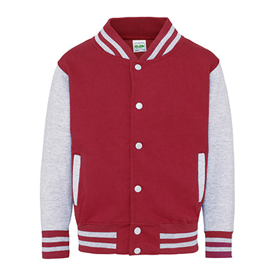 Youth Letterman - Fire Red/Heather Grey - Equipment Zone Online Store