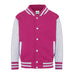 Youth Letterman - Hot Pink/Heather Grey - Equipment Zone Online Store