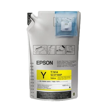 Epson UltraChrome DS Sublimation Ink Bag  Yellow 1 Liter - Equipment Zone Online Store