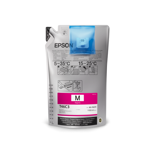 Epson UltraChrome DS T46C Individual Bag Ink - Magenta - Equipment Zone Online Store