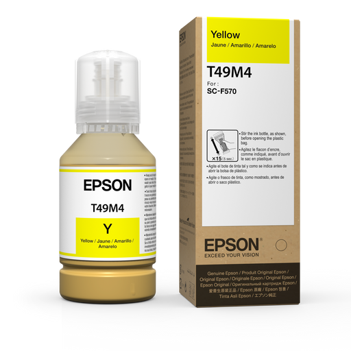 Yellow Epson Dye-Sublimation Ink for F570 printer - 142mL - Equipment Zone Online Store