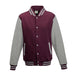 Adult letterman - Burgundy/Heather Grey - Equipment Zone Online Store