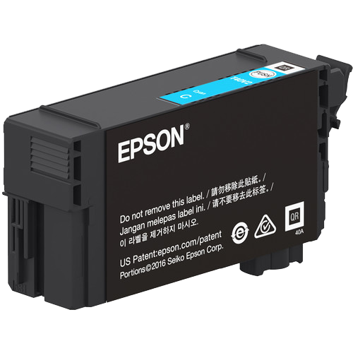 Epson T40W, 50ml Cyan Ink Cartridge, High Capacity - Equipment Zone Online Store