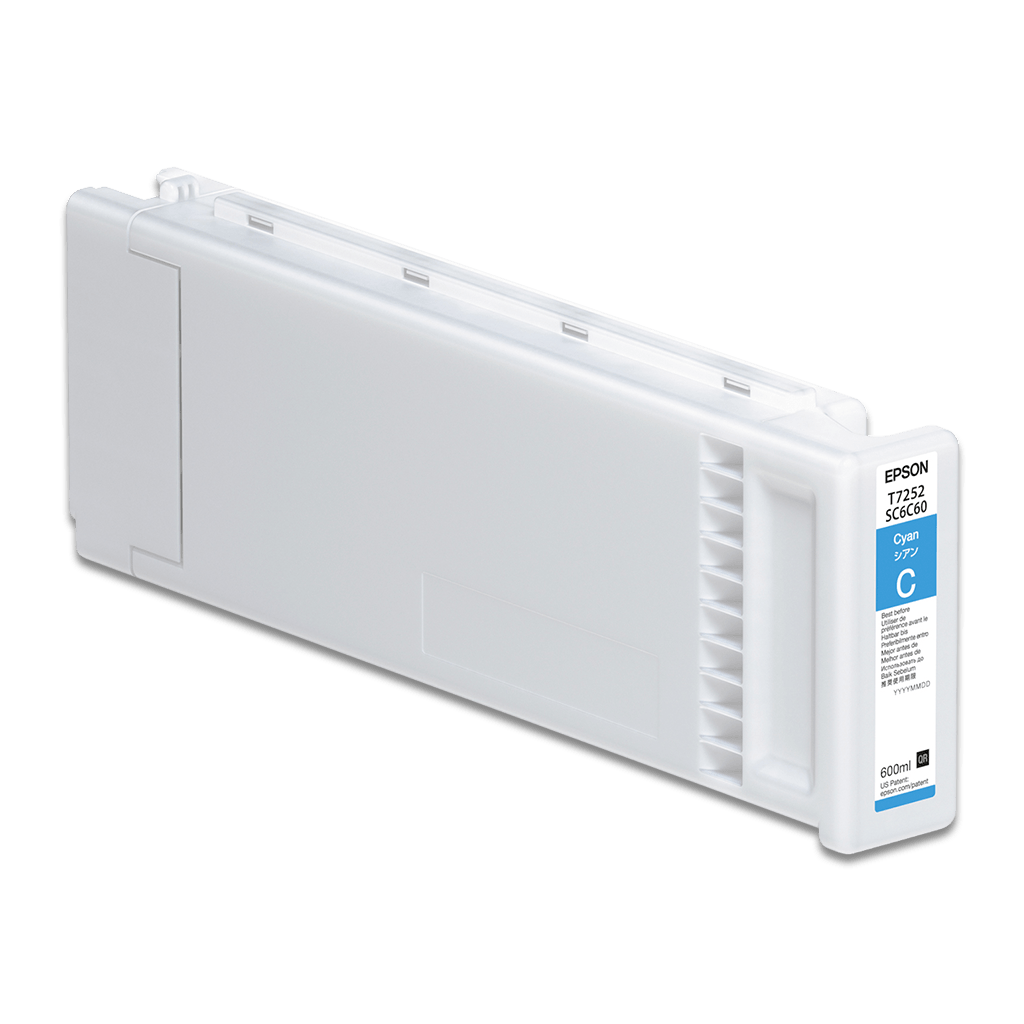 Cyan Epson SureColor F2100 F2000 Ink Cartridge 600ml Equipment Zone cyan-epson-surecolor-f2100-f2000-ink-cartridge-600ml-equipment-zone