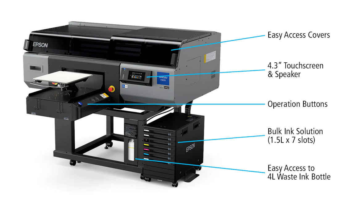 Epson SureColor F3070 MAX DTG/DTF Printer