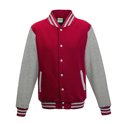 Adult Letterman - Fire Red/Heather Grey - Equipment Zone Online Store