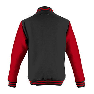 Adult Letterman - Jet Black/Fire Red - Equipment Zone Online Store