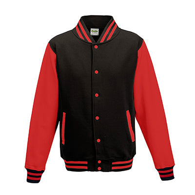 Adult Letterman - Jet Black/Fire Red - Equipment Zone Online Store