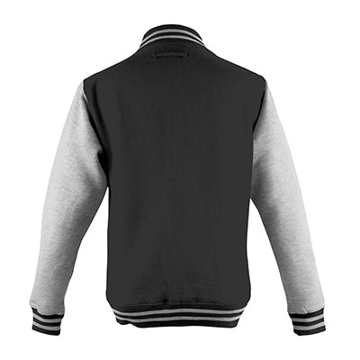 Adult Letterman - Jet Black/Heather Grey - Equipment Zone Online Store