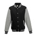 Adult Letterman - Jet Black/Heather Grey - Equipment Zone Online Store