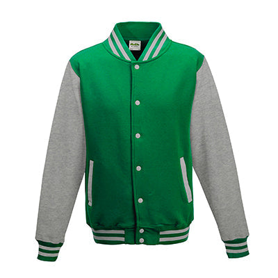 Adult Letterman - Kelly Green/Heather Grey - Equipment Zone Online Store