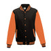 Adult Letterman - Jet Black/Orange Crush - Equipment Zone Online Store
