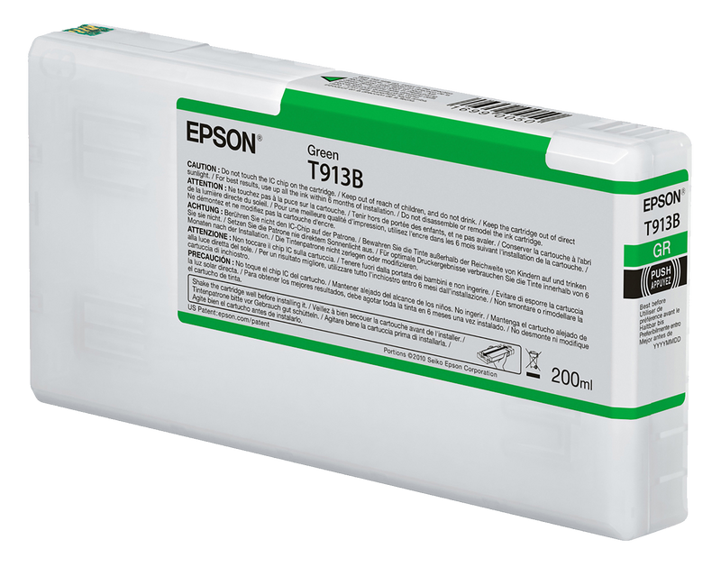 Epson UltraChrome HDX Green Ink Cartridge - 200ML - Equipment Zone Online Store
