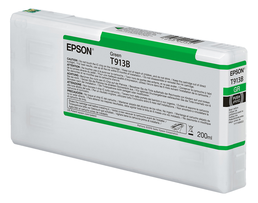 Epson UltraChrome HDX Green Ink Cartridge - 200ML - Equipment Zone Online Store