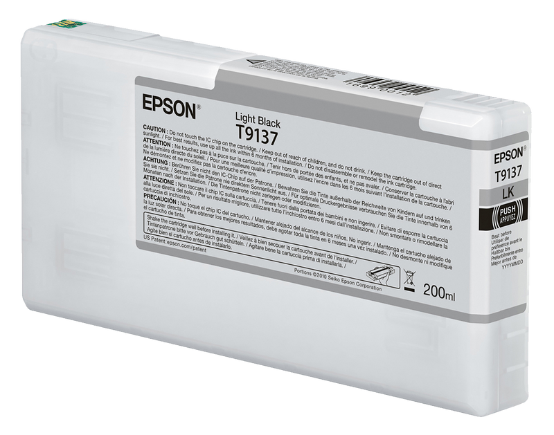Epson UltraChrome HDX Light Black Ink Cartridge - 200ML - Equipment Zone Online Store