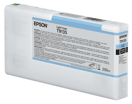 Epson UltraChrome HDX Light Cyan Ink Cartridge - 200ML - Equipment Zone Online Store