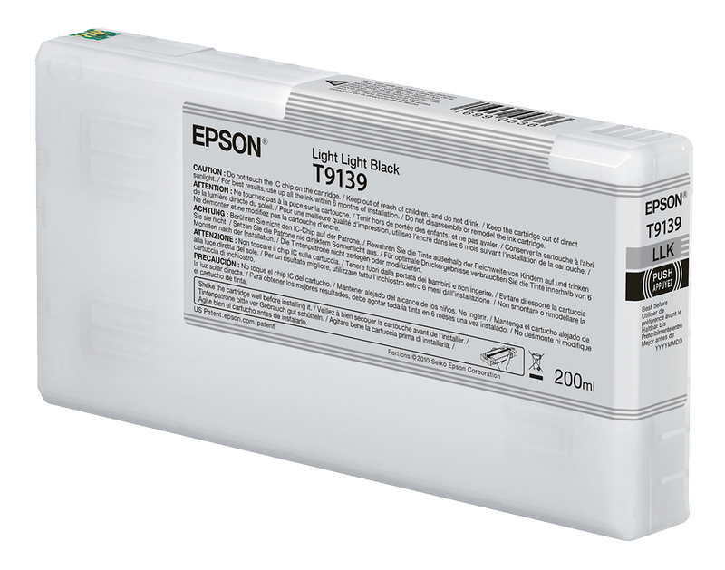 Epson UltraChrome HDX Light Light Black Ink Cartridge (Standard Edition Only) - 200ML - Equipment Zone Online Store
