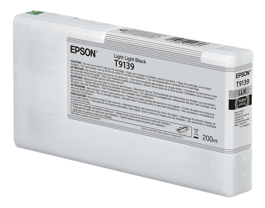 Epson UltraChrome HDX Light Light Black Ink Cartridge (Standard Edition Only) - 200ML - Equipment Zone Online Store