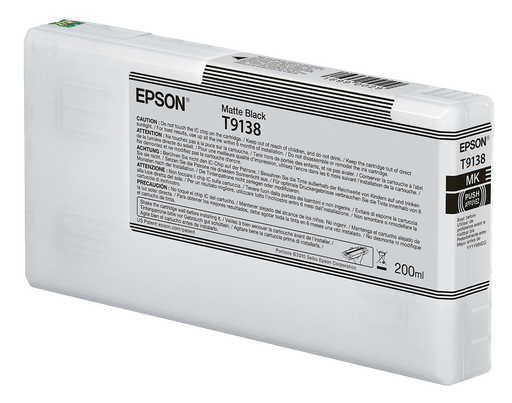 Epson UltraChrome HDX Matte Black Ink Cartridge - 200ML - Equipment Zone Online Store