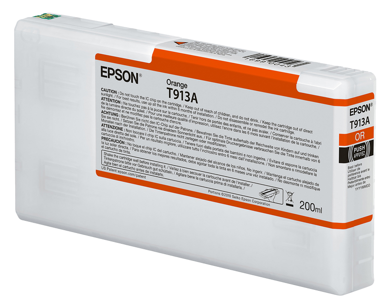 Epson UltraChrome HDA Orange Ink Cartridge - 200ML - Equipment Zone Online Store