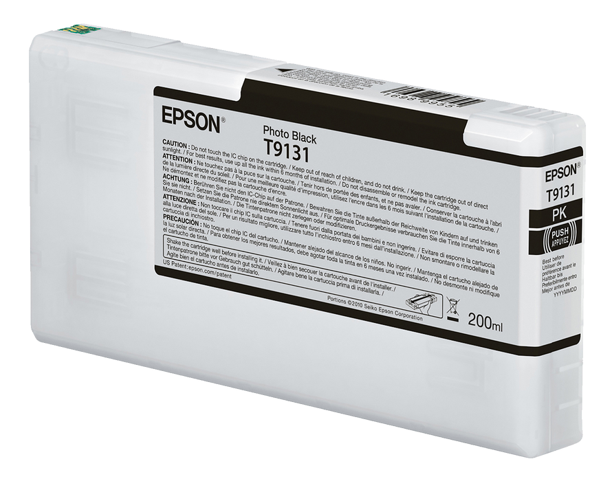 Epson UltraChrome HDX Photo Black Ink Cartridge - 200ML - Equipment Zone Online Store