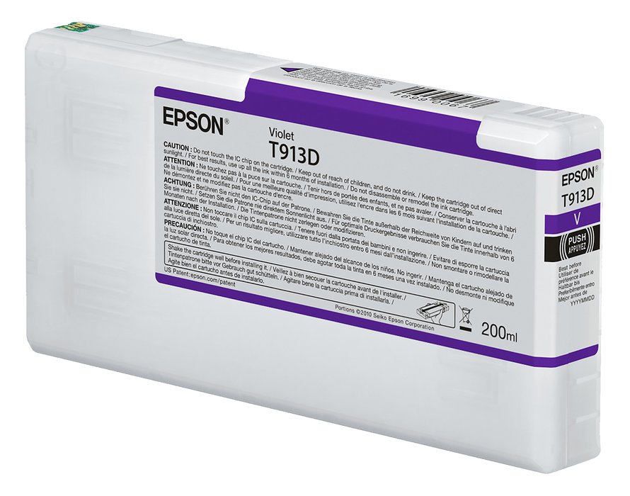 Epson UltraChrome HDX Violet Ink Cartridge - 200ML (Commercial Edition Only) - Equipment Zone Online Store