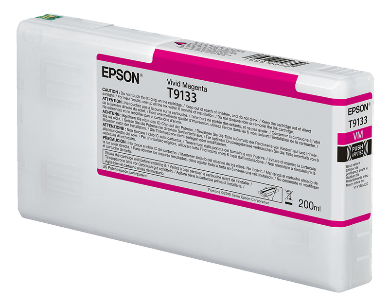 Epson UltraChrome HDX Magenta Ink Cartridge - 200ML - Equipment Zone Online Store